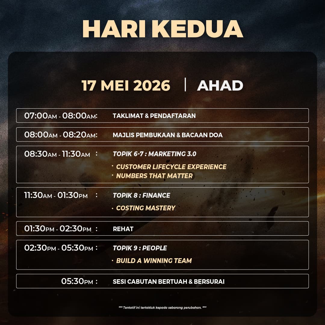 Tentatif Day 2