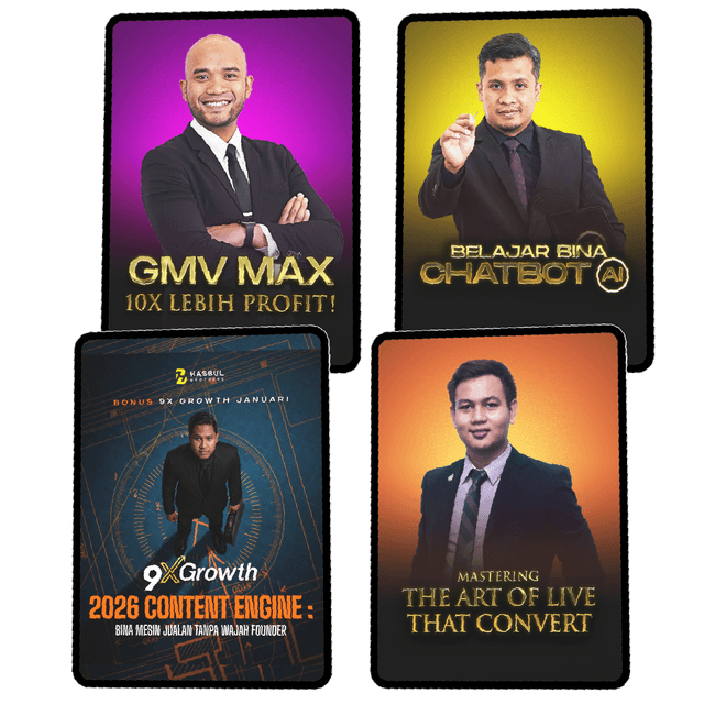 Rakaman Strategi GMV Max, Content Engine Tanpa Muka & WhatsApp Chatbot AI